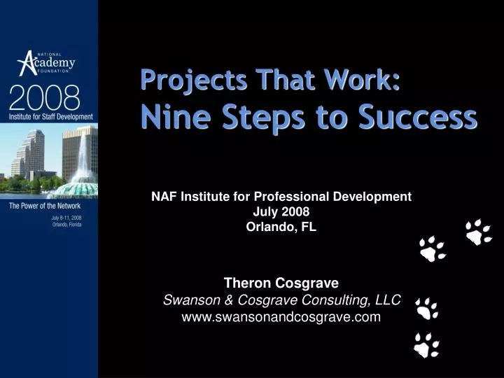 projects that work nine steps to success