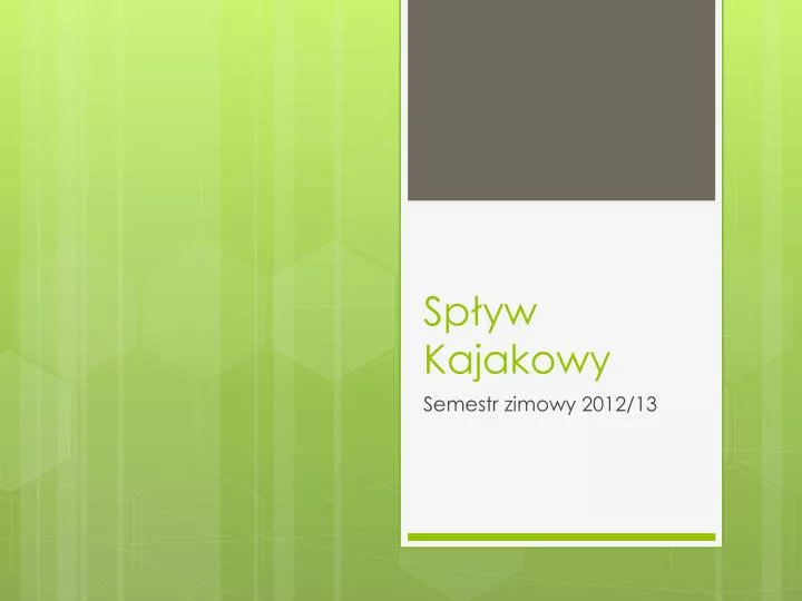 sp yw kajakowy