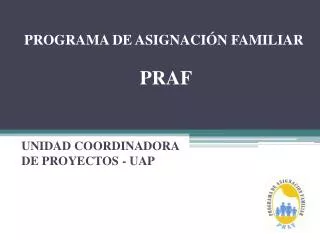 programa de asignaci n familiar praf