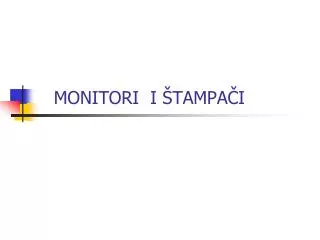 monitori i tampa i
