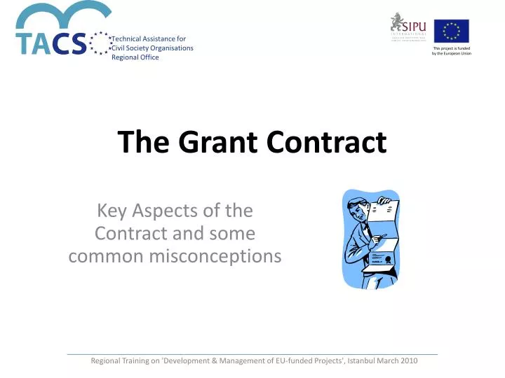 the grant contract