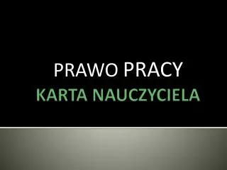 prawo pracy
