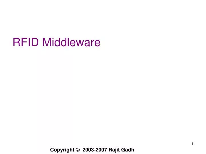 rfid middleware