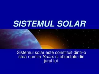 sistemul solar