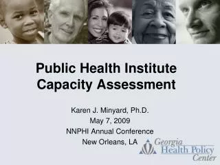 Public Health Institute Capacity Assessment