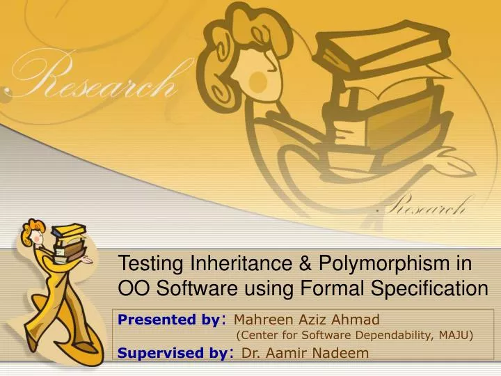 testing inheritance polymorphism in oo software using formal specification