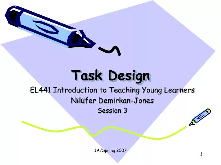 task design