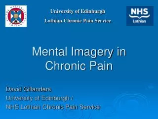 Mental Imagery in Chronic Pain