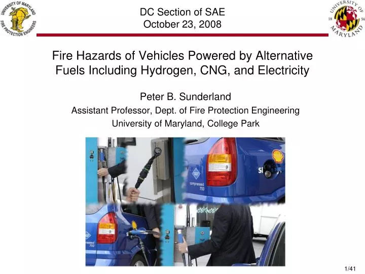 fire hazards of vehicles powered by alternative fuels including hydrogen cng and electricity