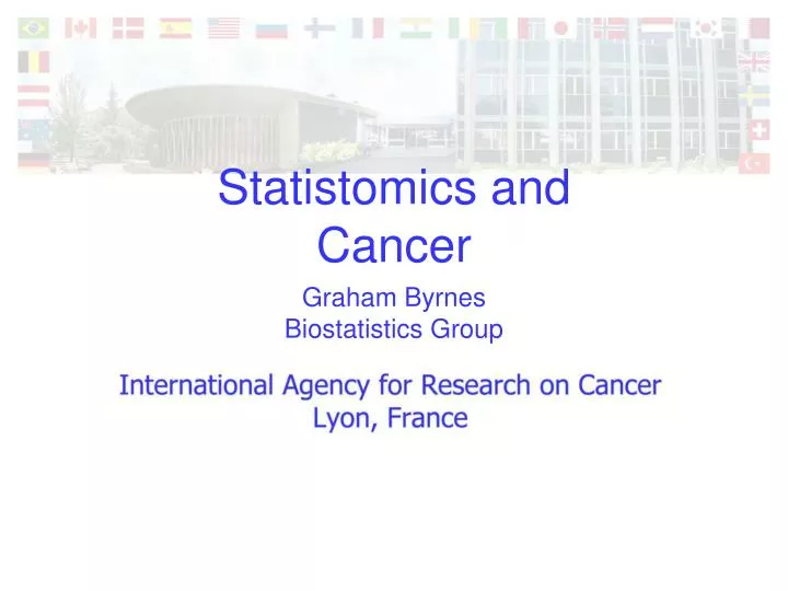 statistomics and cancer