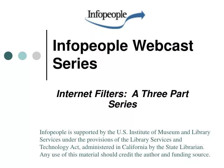 infopeople webcast series