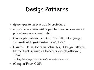 design patterns