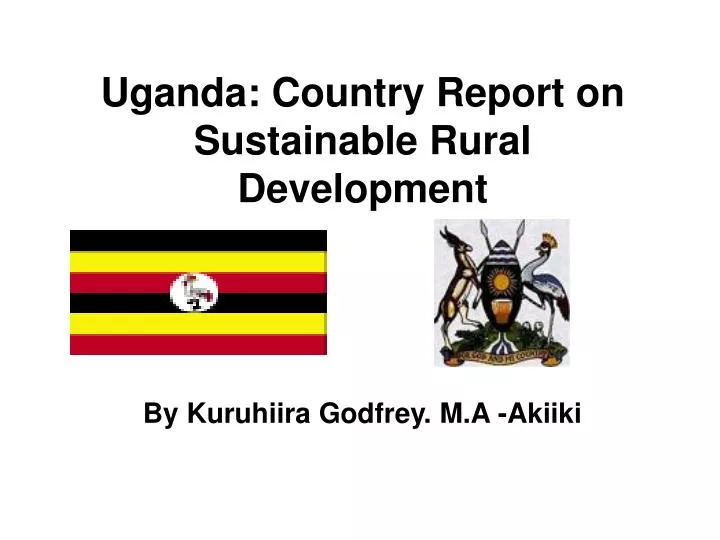 uganda country report on sustainable rural development