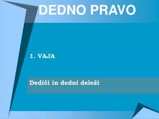 dedno pravo