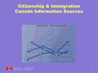 Citizenship &amp; Immigration Canada Information Sources