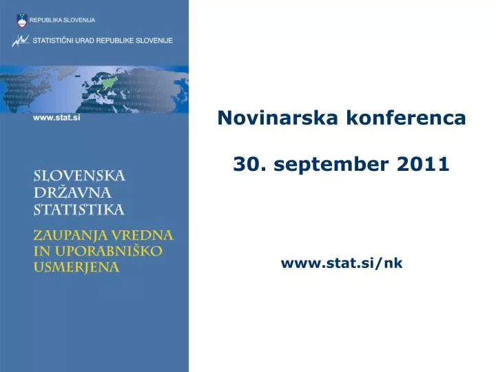 novinarska konferenca 30 september 2011 www stat si nk