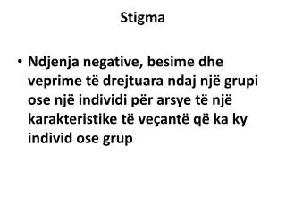 stigma