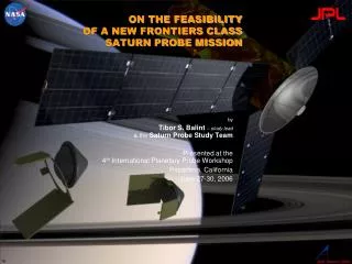 ON THE FEASIBILITY OF A NEW FRONTIERS CLASS SATURN PROBE MISSION