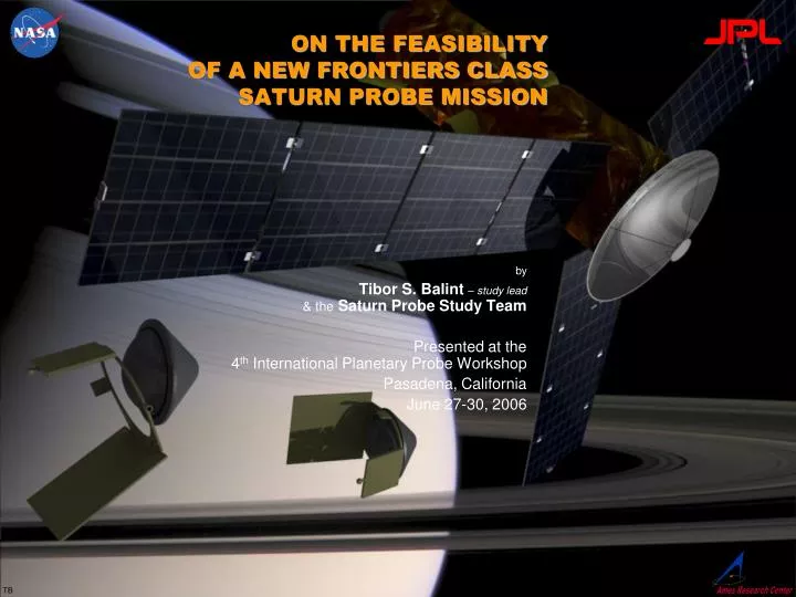 on the feasibility of a new frontiers class saturn probe mission