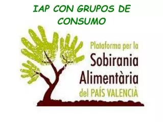iap con grupos de consumo