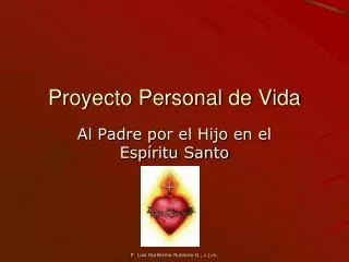 proyecto personal de vida