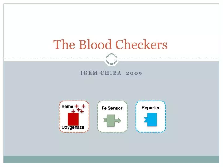 the blood checkers