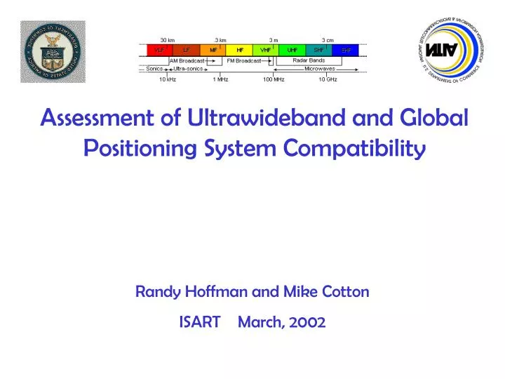 assessment of ultrawideband and global positioning system compatibility