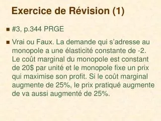 exercice de r vision 1