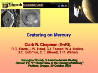 Clark R. Chapman (SwRI),