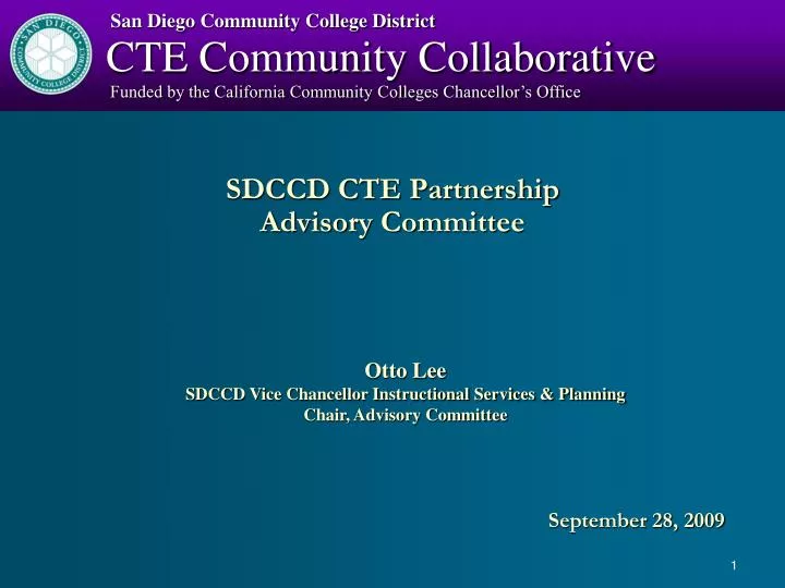 sdccd cte partnership advisory committee
