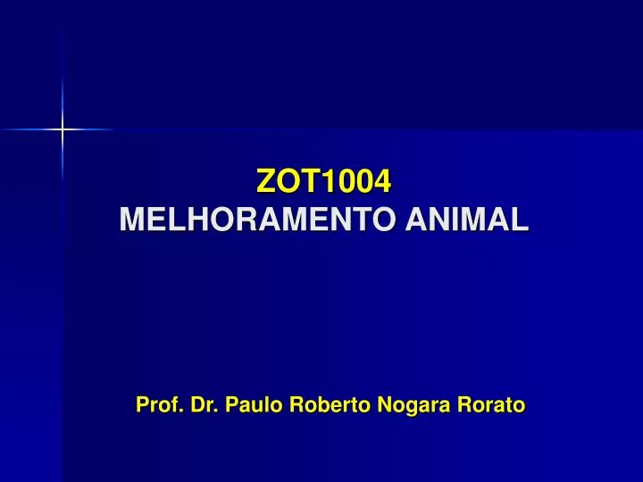zot1004 melhoramento animal