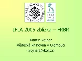 ifla 2005 zbl zka frbr