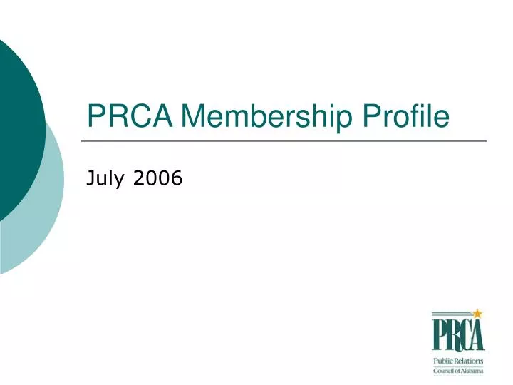 prca membership profile