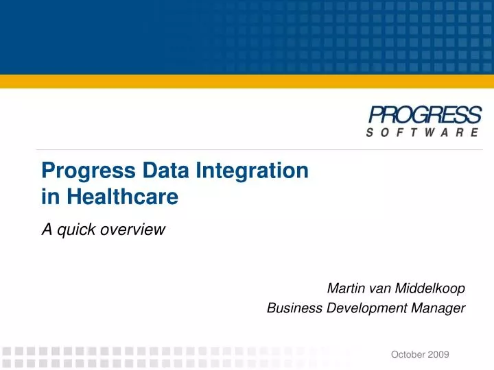 progress data integration in healthcare