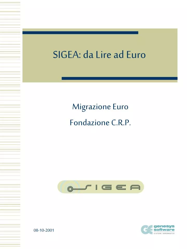 sigea da lire ad euro