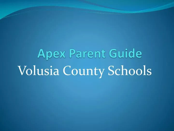 apex parent guide