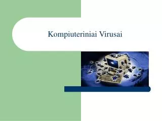 kompiuteriniai virusai
