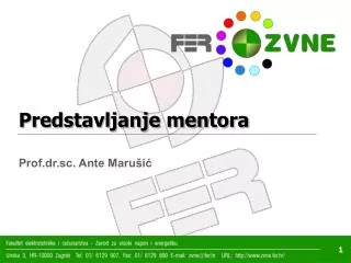 predstavljanje mentora