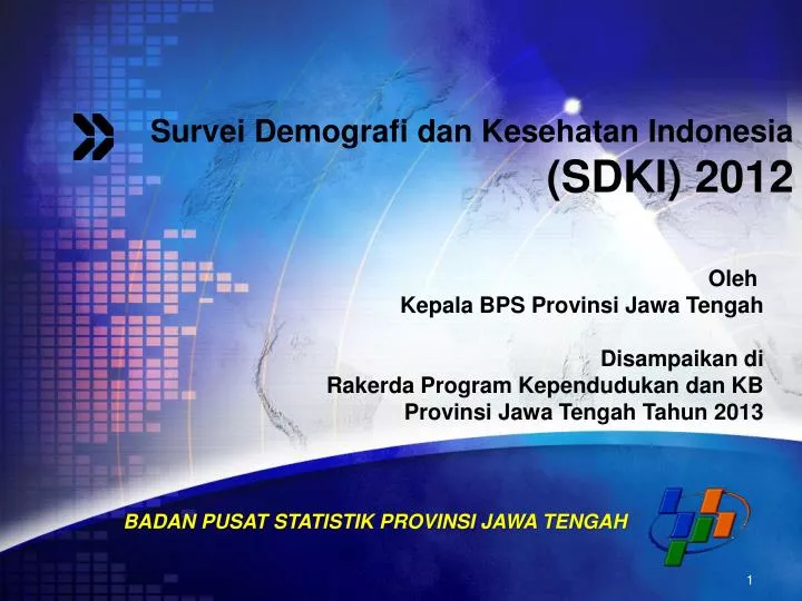 survei demografi dan kesehatan indonesia sdki 2012