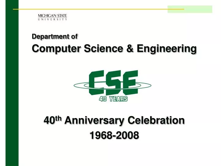 department of computer science engineering