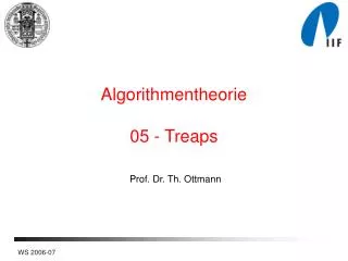 algorithmentheorie 0 5 treaps