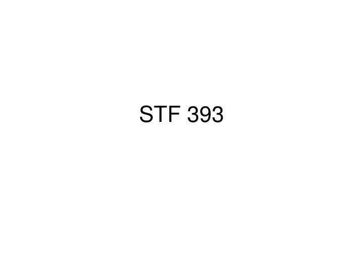 stf 393