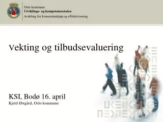 v ekting og tilbudsevaluering