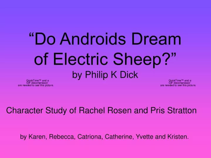 do androids dream of electric sheep by philip k dick