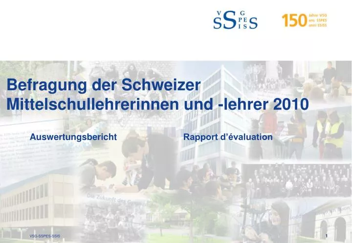 befragung der schweizer mittelschullehrerinnen und lehrer 2010