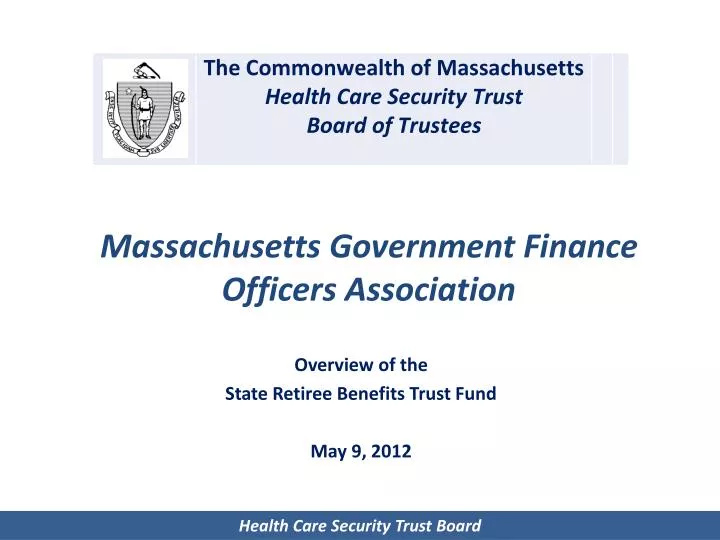massachusetts government finance officers association