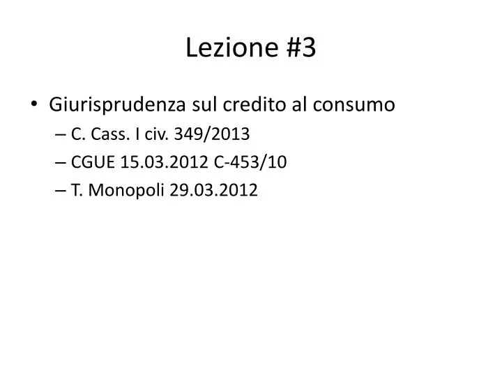 lezione 3