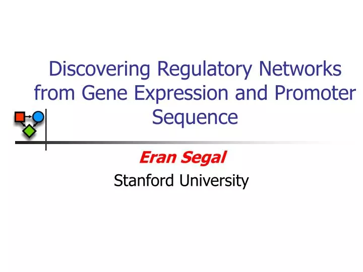 discovering regulatory networks from gene expression and promoter sequence