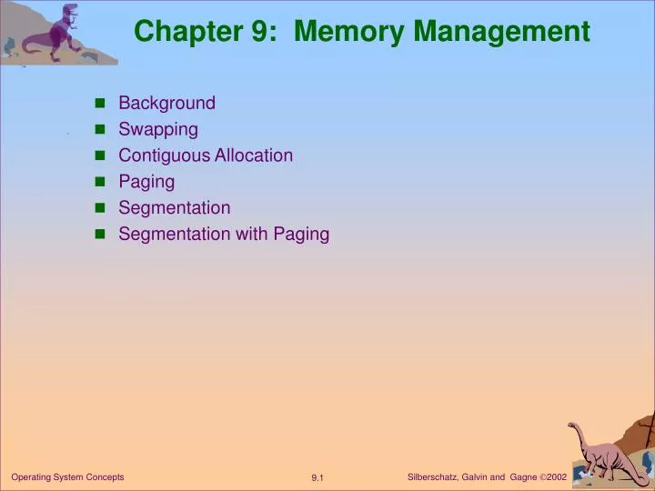 chapter 9 memory management