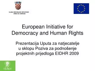 european initiative for democracy and human rights